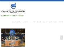 Tablet Screenshot of familyenvironmental.com